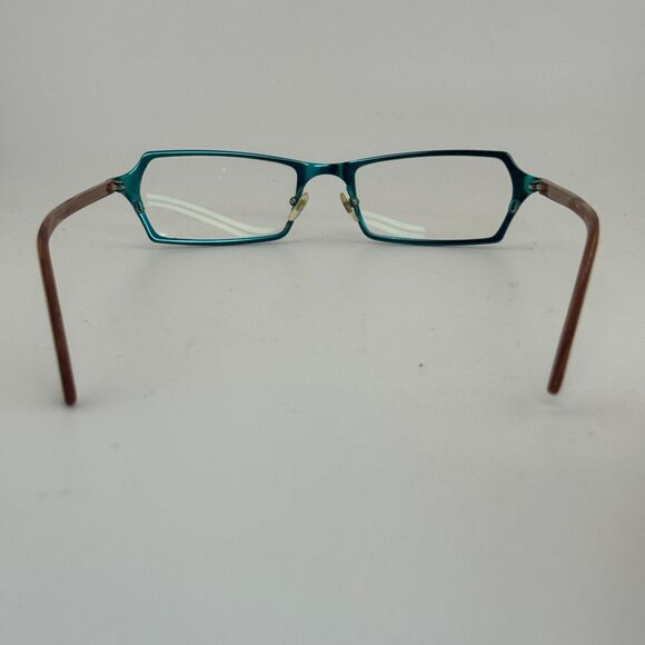 PRODESIGN DENMARK 1166 8531 52-18 Eyeglasses frames Teal brown yellow H14723 - Picture 4 of 8